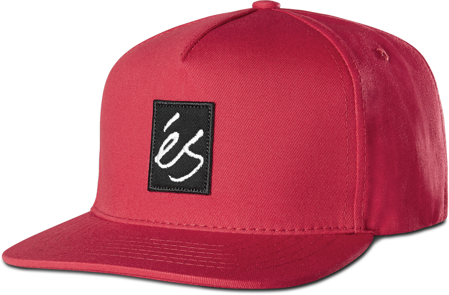 main block snapback hat - hats - red - esskateboarding