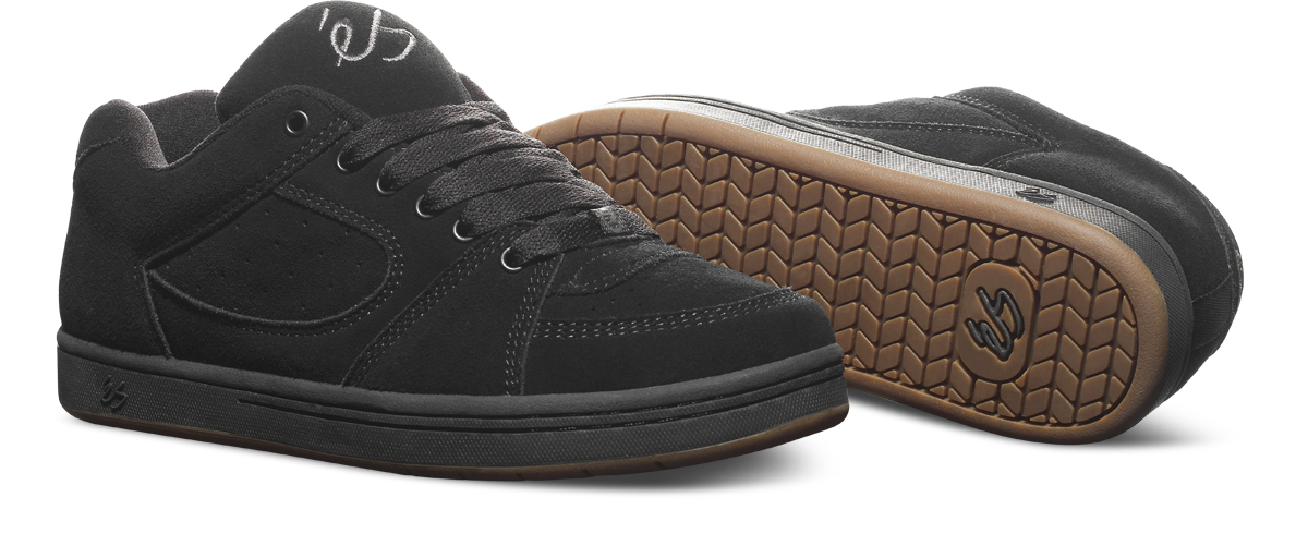 accel og - skate shoes - black - esskateboarding