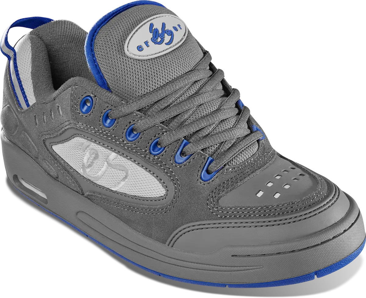 Creager Skate Shoe Grey/Royal | éS skateboarding Low-Top Shoe Es Footwear Sneakers Skate Style OG Premium