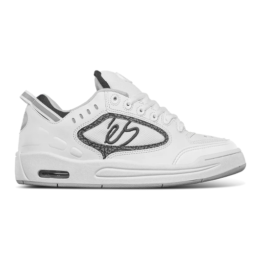 Creager Low-Top Shoe White/Grey/Black | éS skateboarding Low-Top Shoe Es Footwear Sneakers Skate Style OG Premium