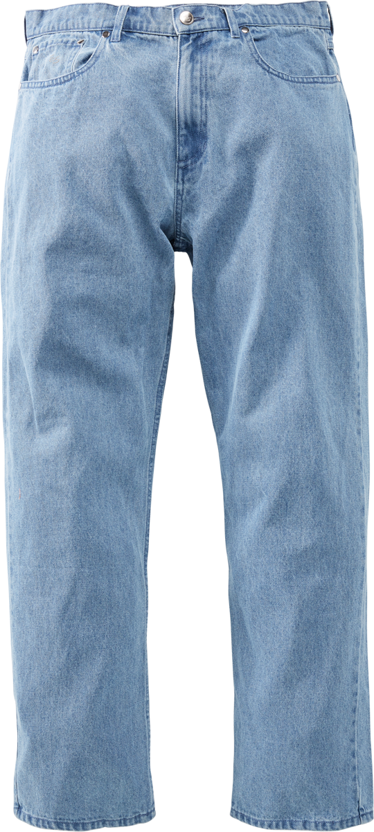 baggy denim pant - pants - light blue - esskateboarding