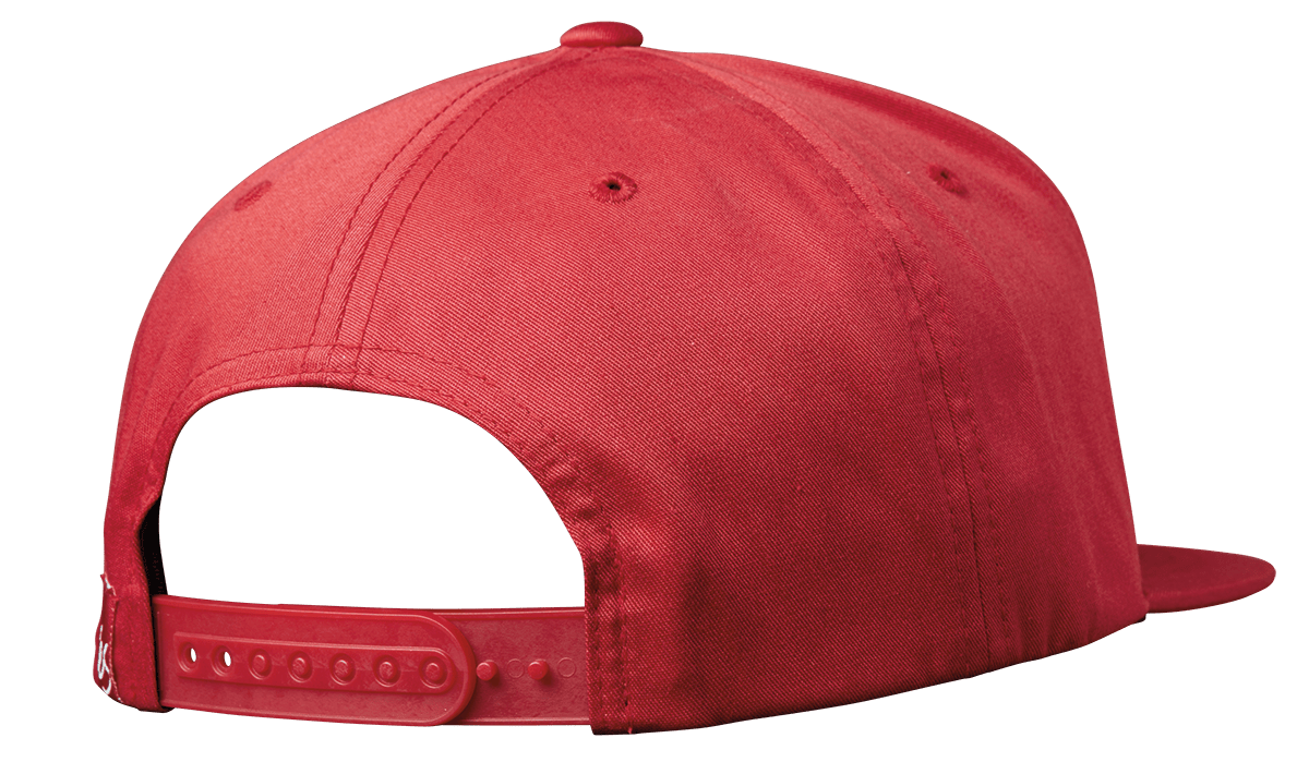 script snapback hat - hats - red - esskateboarding