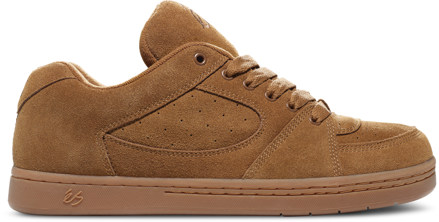 accel og - skate shoes - brown/gum - esskateboarding