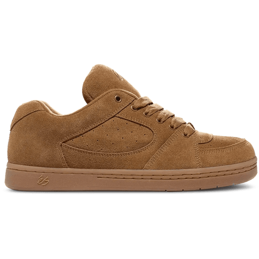 Accel OG Brown/Gum – Low-Top Shoe | éS Skateboarding CA Low-Top Shoe eS Footwear Sneakers Skate Style OG Premium