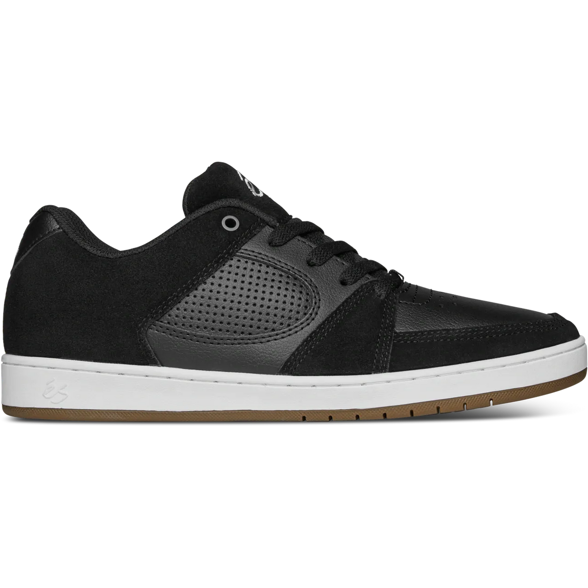 Accel Slim Skate Shoes in Black | éS Skateboarding Canada eS Footwear Sneakers Skate Style OG Premium