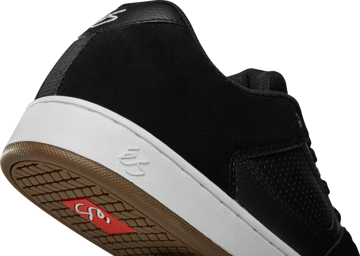 Accel Slim Skate Shoes in Black | éS Skateboarding Canada eS Footwear Sneakers Skate Style OG Premium