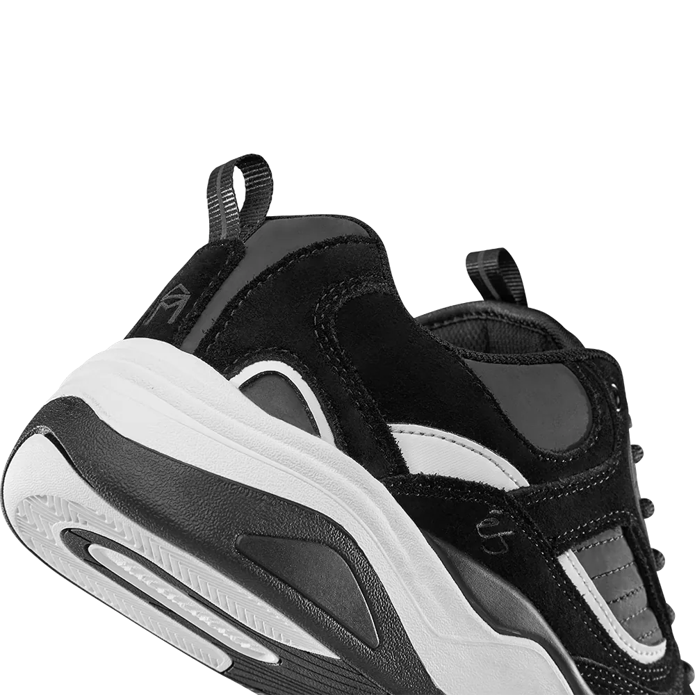 TJ Rogers x SK8MAFIA – Black Skate Shoes | éS Skateboarding eS Footwear Sneakers Skate Style OG Premium