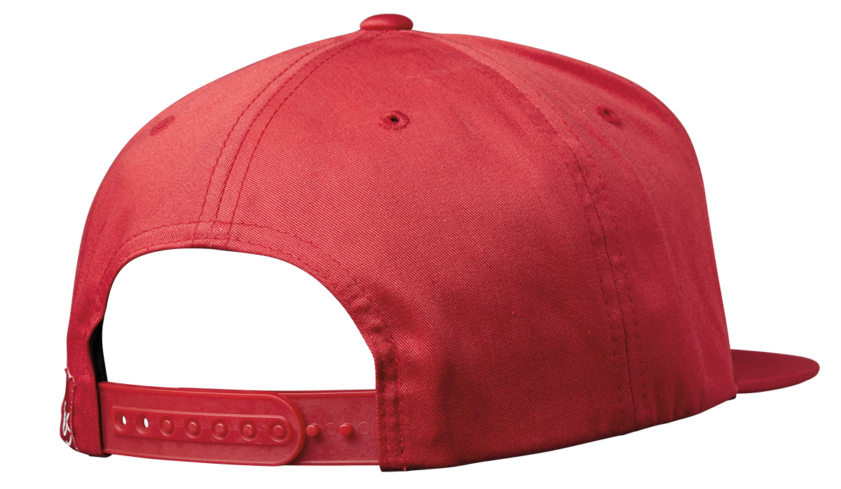 script snapback hat - hats - red - esskateboarding