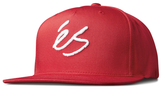 script snapback hat - hats - red - esskateboarding