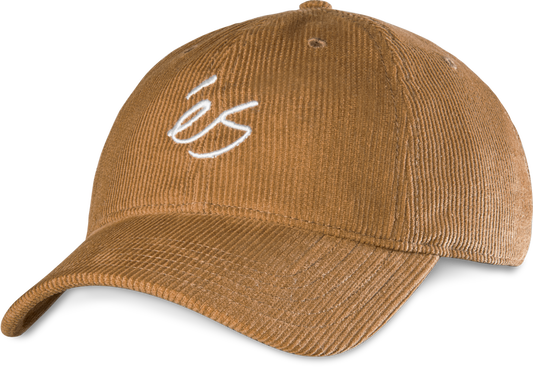 MINI SCRIPT CORDUROY STRAPBACK HAT