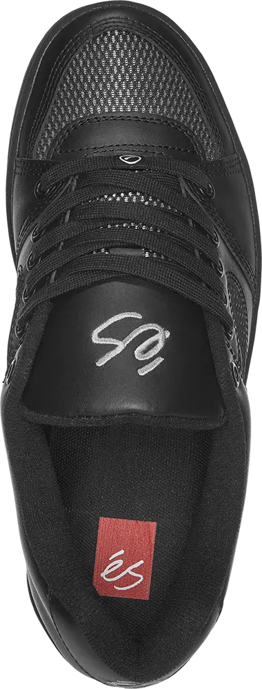 Accel Black/Black/Red – Skate Shoe | éS Skateboarding CA Low-Top Shoe eS Footwear Sneakers Skate Style OG Premium