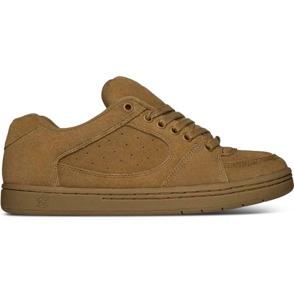 Accel Skate Shoes in Brown, Gum | éS Skateboarding Canada eS Footwear Sneakers Skate Style OG Premium