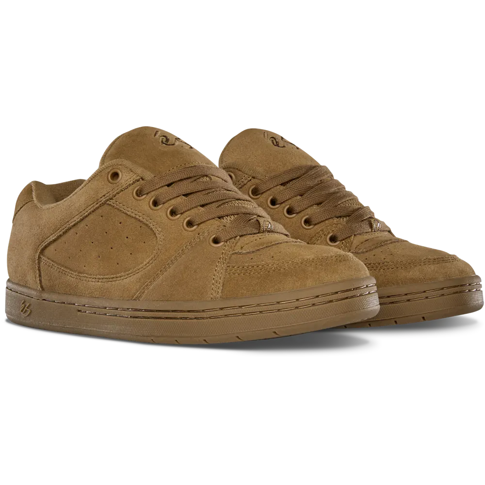 Accel Skate Shoes in Brown, Gum | éS Skateboarding Canada eS Footwear Sneakers Skate Style OG Premium