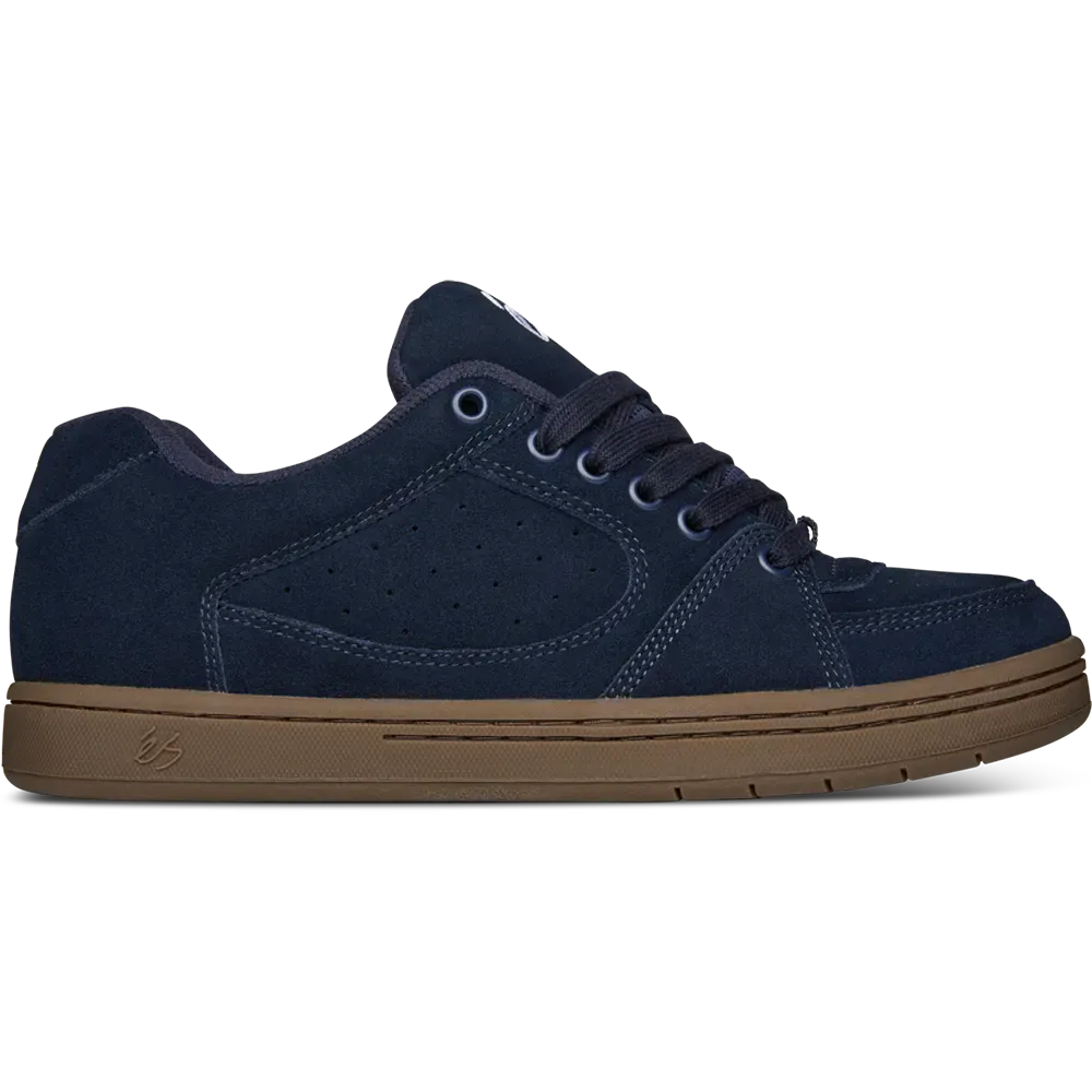 Accel Skate Shoes in Navy, Gum | éS Skateboarding Canada eS Footwear Sneakers Skate Style OG Premium