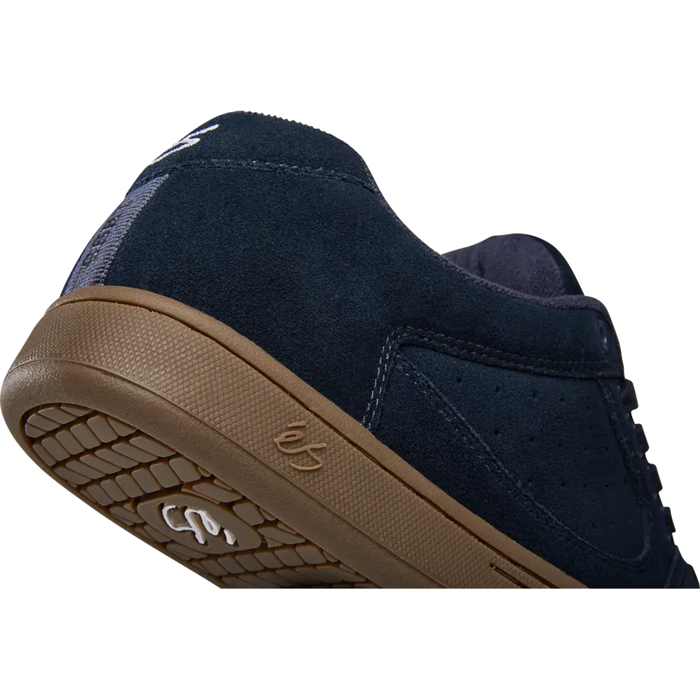 Accel Skate Shoes in Navy, Gum | éS Skateboarding Canada eS Footwear Sneakers Skate Style OG Premium