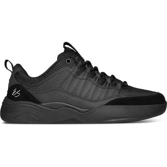 Imprint Script Fleece Hoodie in Black | éS Canada eS Footwear Sneakers Skate Style OG Premium