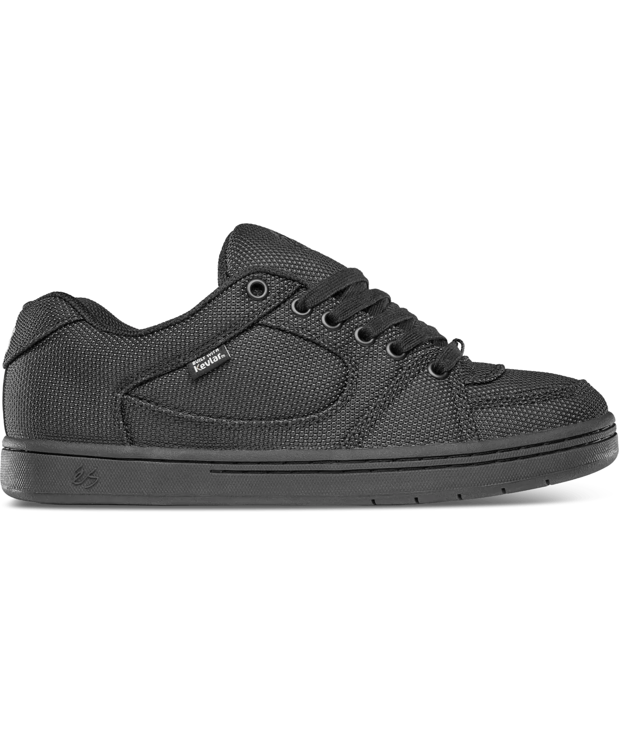 Accel X Kevlar Black – Skate Shoe | éS Skateboarding CA Low-Top Shoe eS Footwear Sneakers Skate Style OG Premium