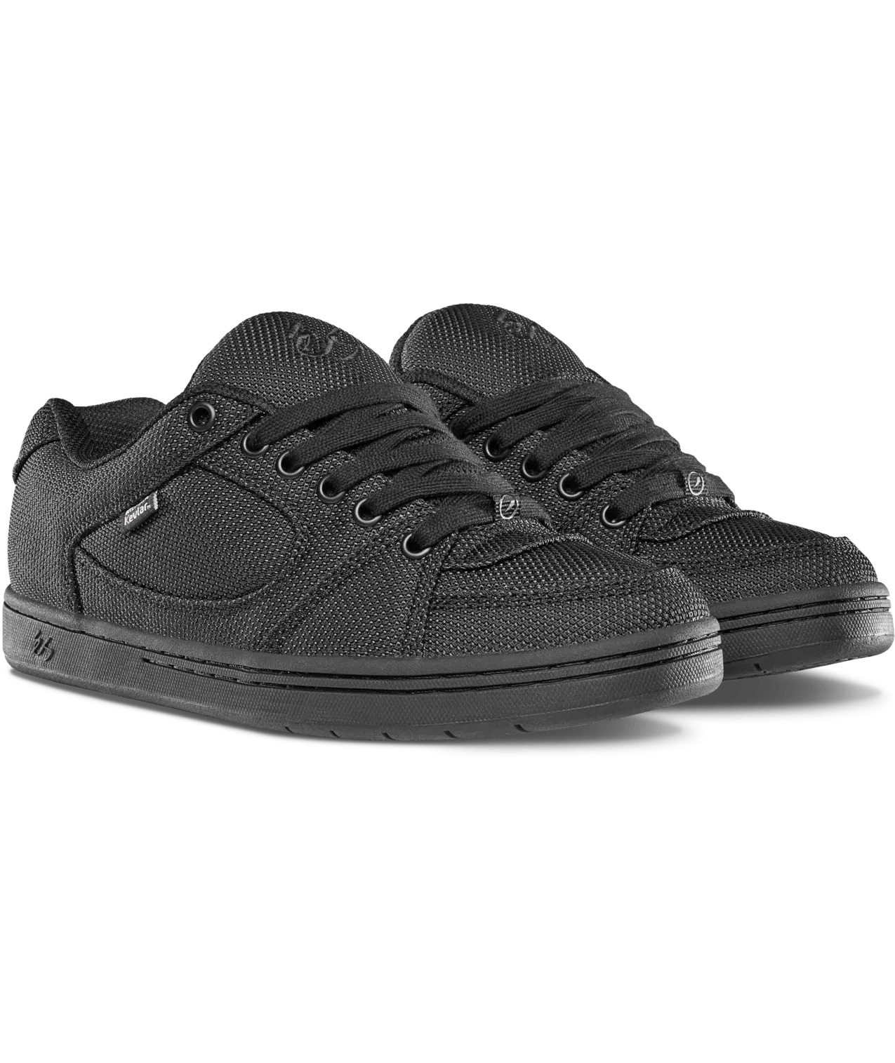 Accel X Kevlar Black – Skate Shoe | éS Skateboarding CA Low-Top Shoe eS Footwear Sneakers Skate Style OG Premium