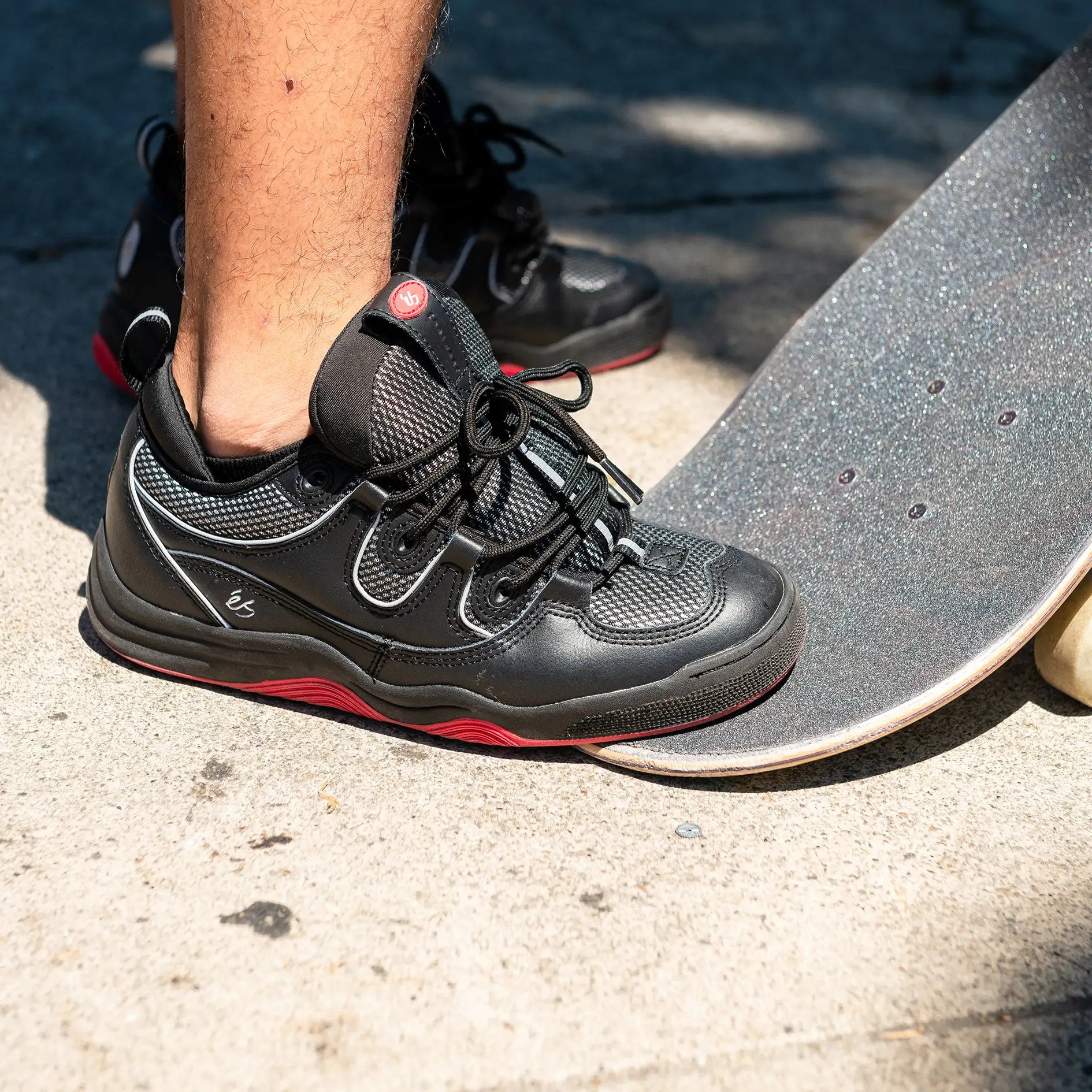 Two Nine 8 Black/Royal – Skate Shoe | éS Skateboarding CA Low-Top Shoe eS Footwear Sneakers Skate Style OG Premium