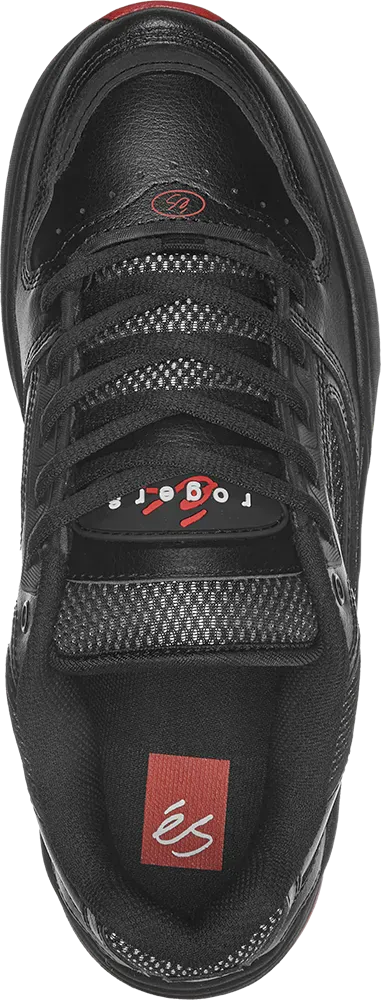 TJ Rogers Black/Red – Low-Top Shoe | éS Skateboarding CA Low-Top Shoe eS Footwear Sneakers Skate Style OG Premium