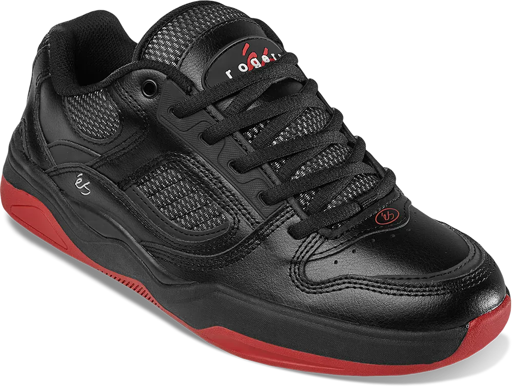 TJ Rogers Black/Red – Low-Top Shoe | éS Skateboarding CA Low-Top Shoe eS Footwear Sneakers Skate Style OG Premium