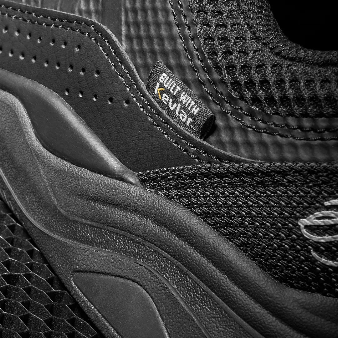 Imprint X Kevlar Black Skate Shoe | éS Skateboarding CA Low-Top Shoe eS Footwear Sneakers Skate Style OG Premium