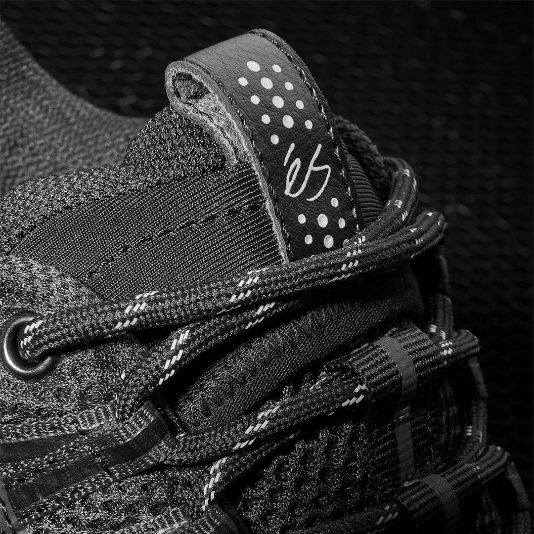 Imprint X Kevlar Black Skate Shoe | éS Skateboarding CA Low-Top Shoe eS Footwear Sneakers Skate Style OG Premium