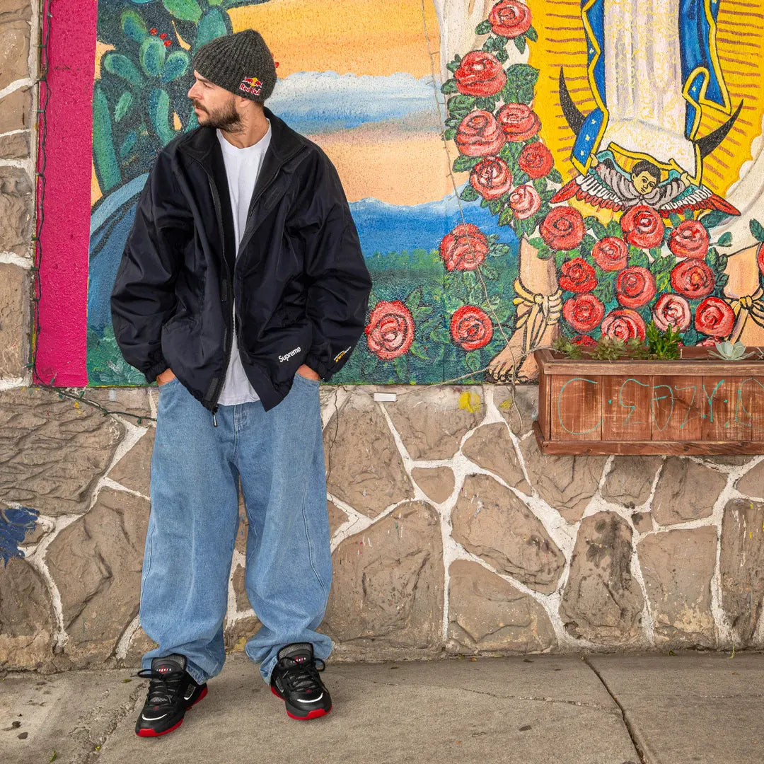 TJ Rogers Black/Red – Low-Top Shoe | éS Skateboarding CA Low-Top Shoe eS Footwear Sneakers Skate Style OG Premium
