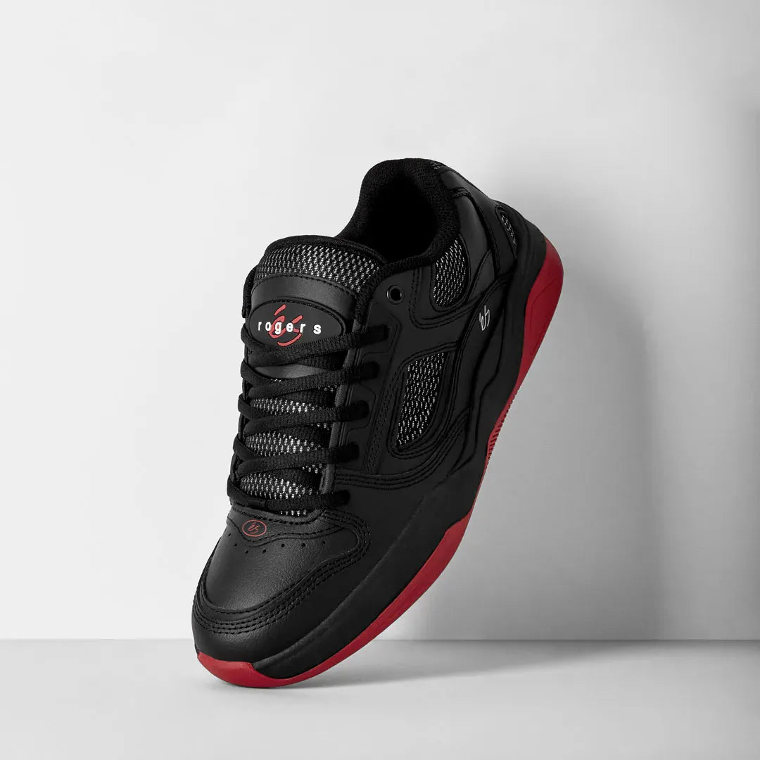 TJ Rogers Black/Red – Low-Top Shoe | éS Skateboarding CA Low-Top Shoe eS Footwear Sneakers Skate Style OG Premium