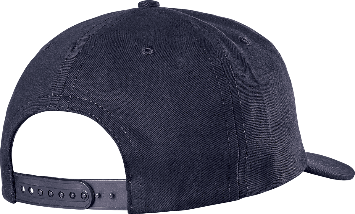 SCRIPT APPLIQUE SNAPBACK HAT